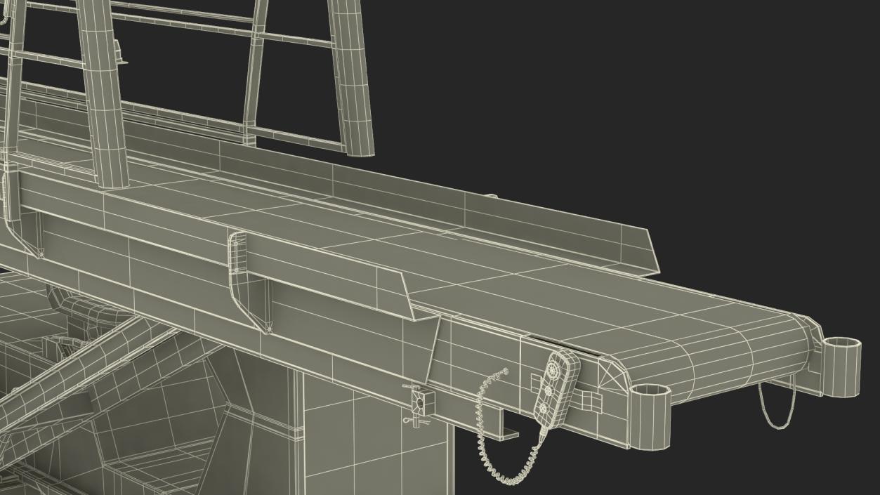 TLD Aircraft Baggage Belt Loader 3D