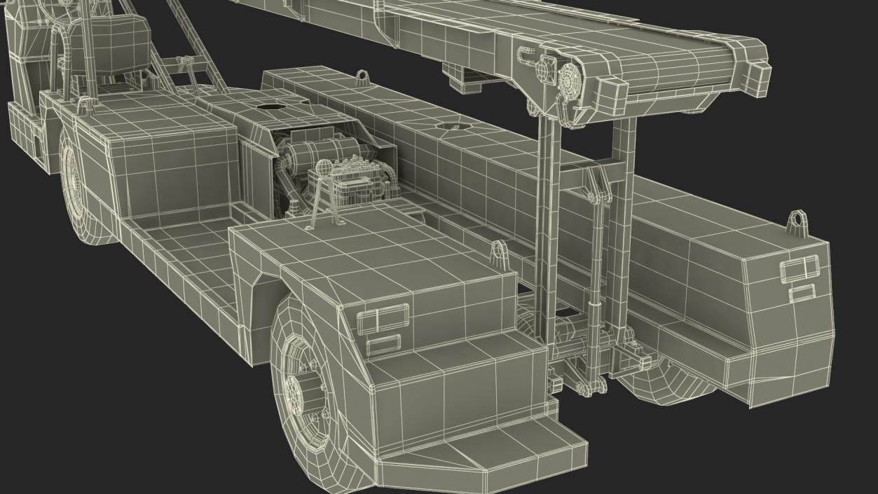 TLD Aircraft Baggage Belt Loader 3D