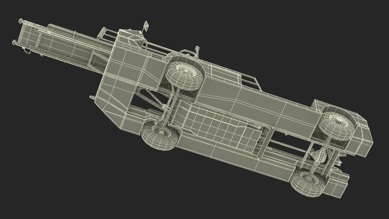 TLD Aircraft Baggage Belt Loader 3D