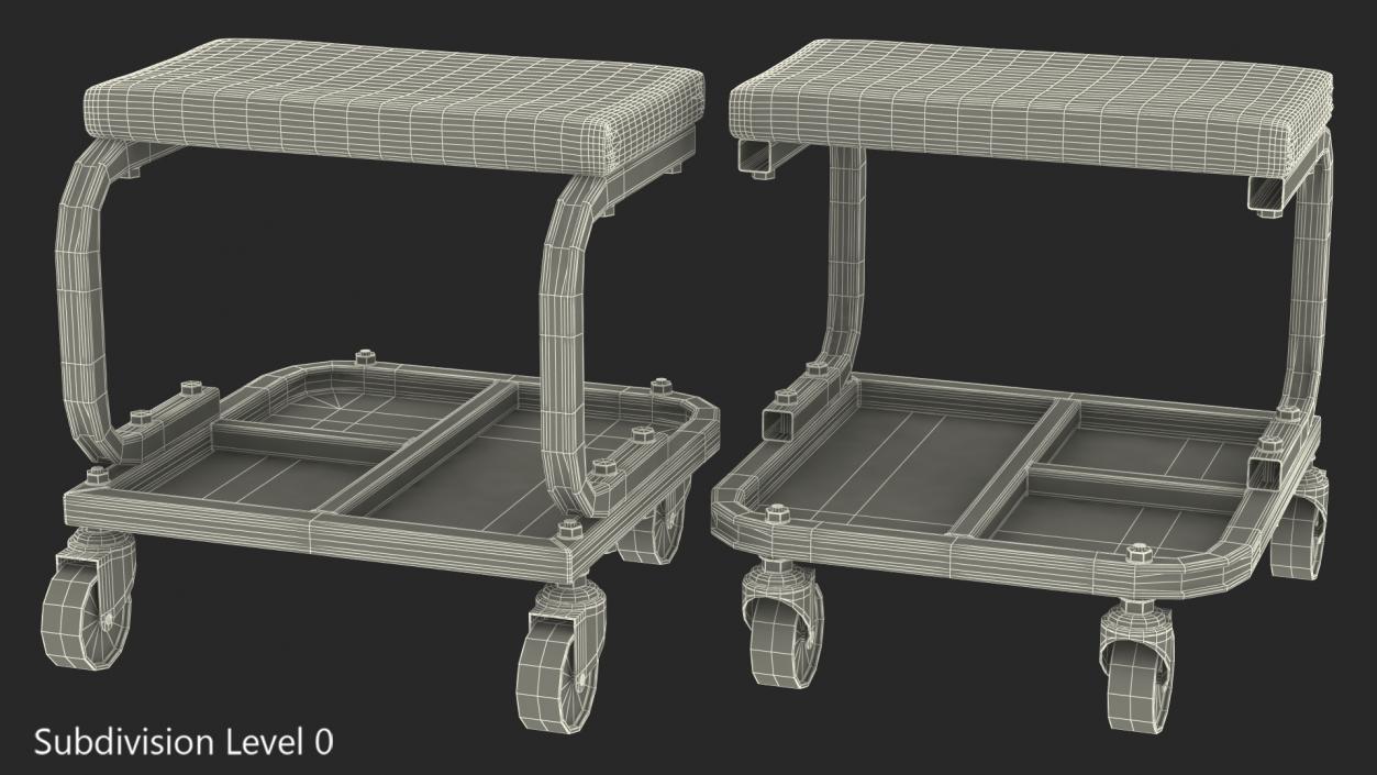 3D Rolling Mechanic Seat