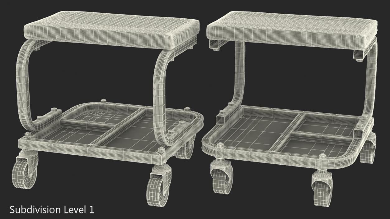 3D Rolling Mechanic Seat