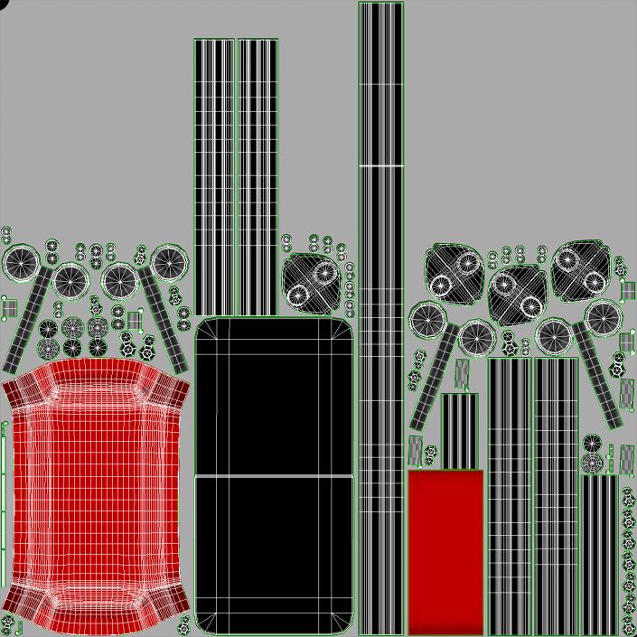 3D Rolling Mechanic Seat