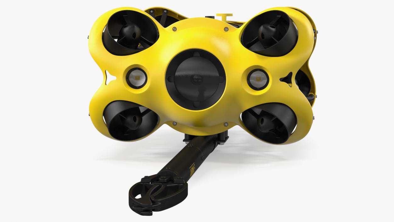 3D Chasing M2 Underwater Drone with Grabber Arm Rigged