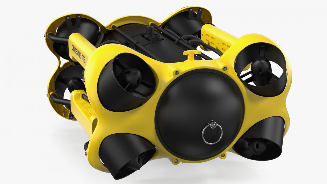 3D Chasing M2 Underwater Drone with Grabber Arm Rigged