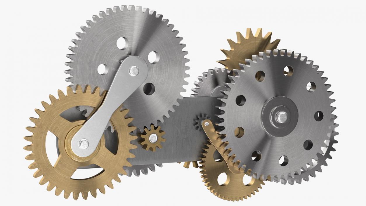 3D model Gear Mechanism Mixed