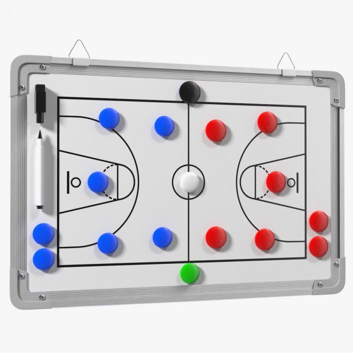 Basketball Wall-Mounted Coaching Board Fur 3D