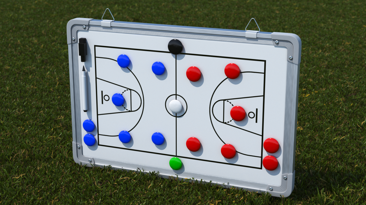 Basketball Wall-Mounted Coaching Board Fur 3D