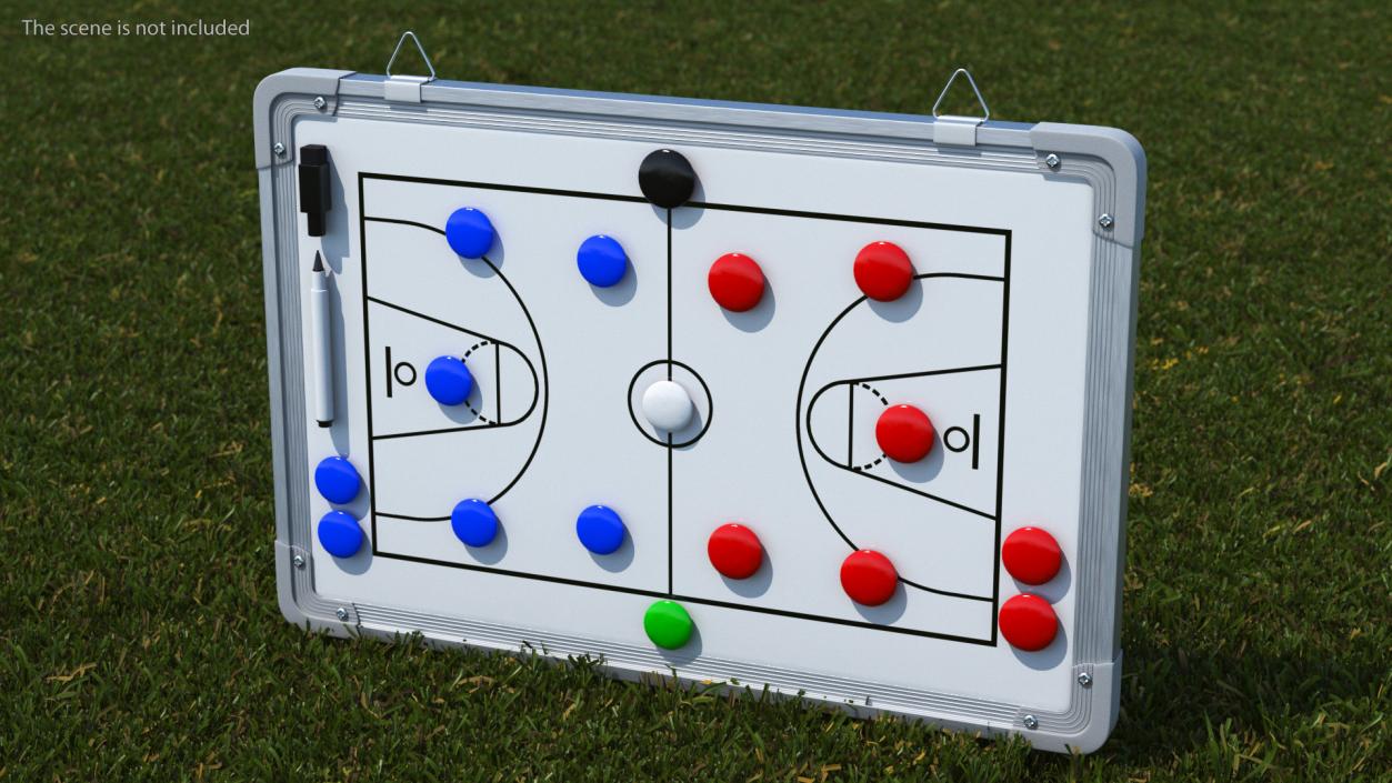 Basketball Wall-Mounted Coaching Board Fur 3D