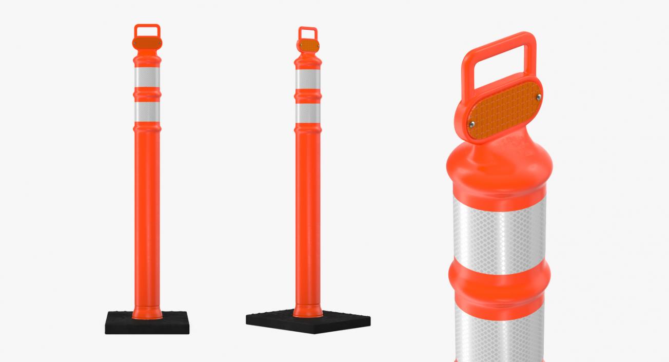 3D Road Barriers Collection 4