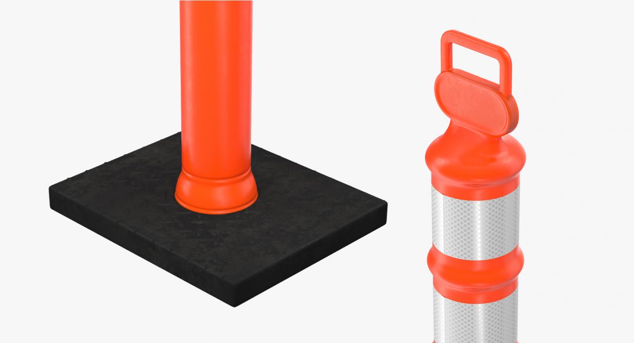 3D Road Barriers Collection 4