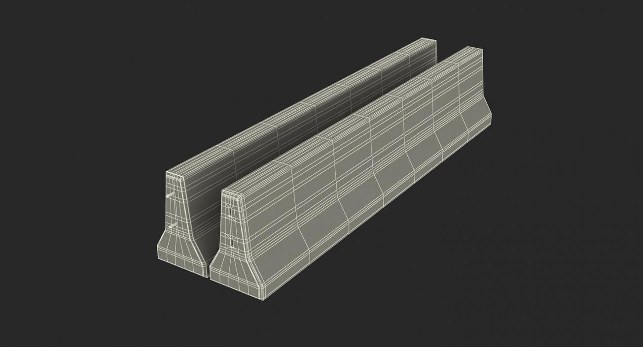 3D Road Barriers Collection 4