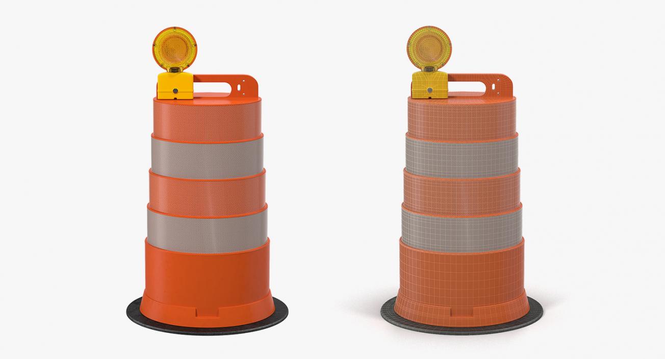 3D Road Barriers Collection 4