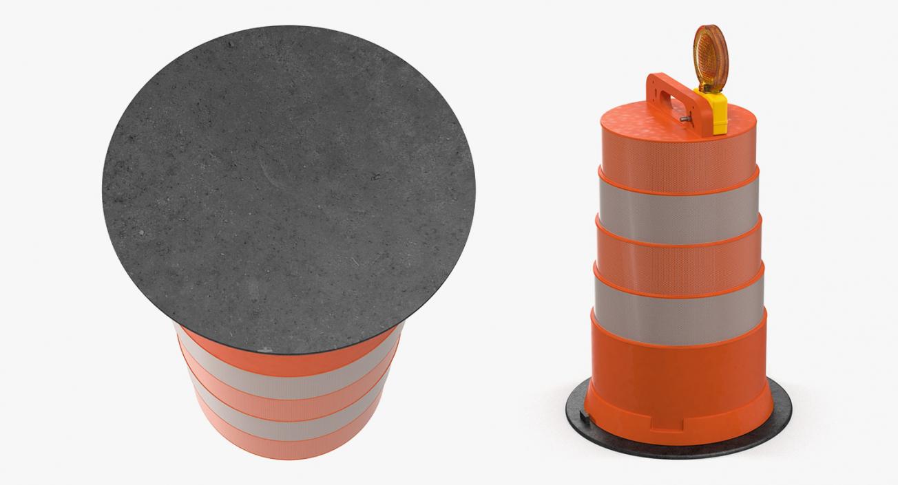 3D Road Barriers Collection 4