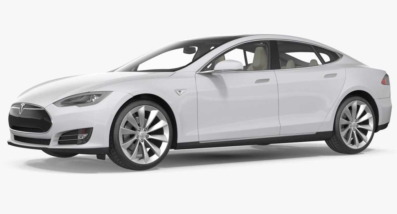 3D Tesla Model S 75 2015