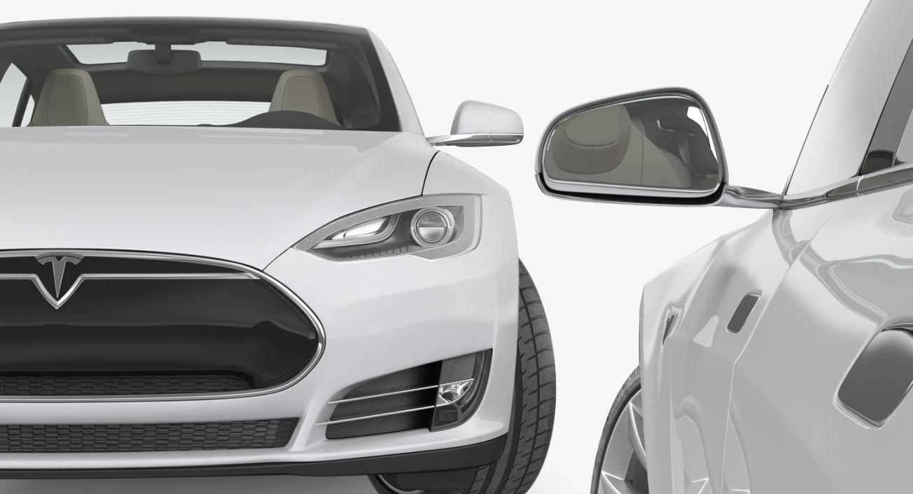 3D Tesla Model S 75 2015