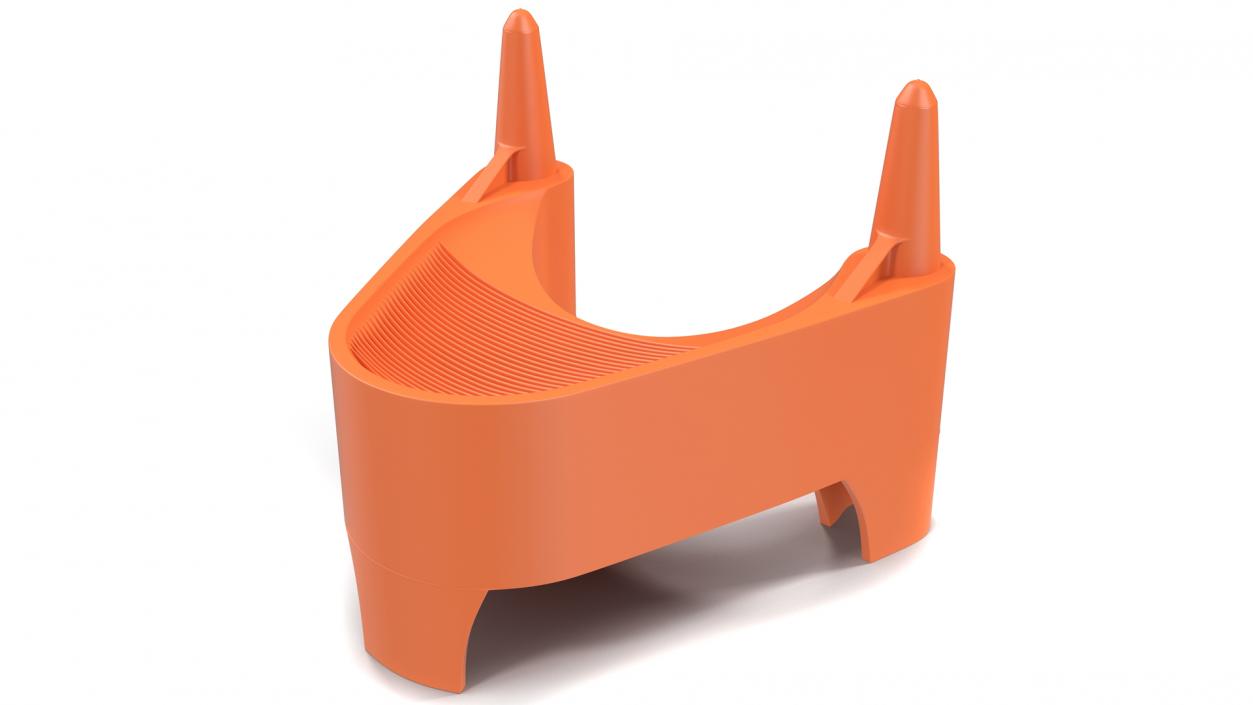 Rubber Football Kicking Tee 3D