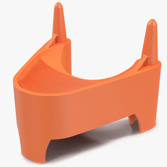 Rubber Football Kicking Tee 3D