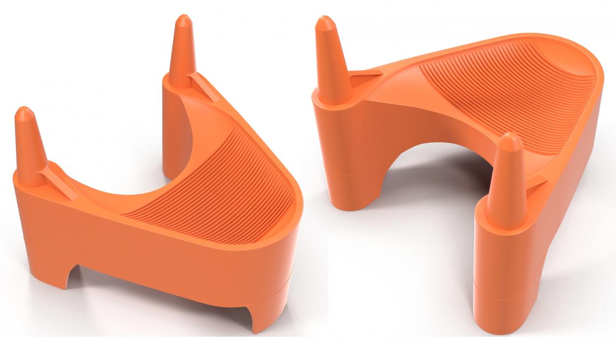 Rubber Football Kicking Tee 3D