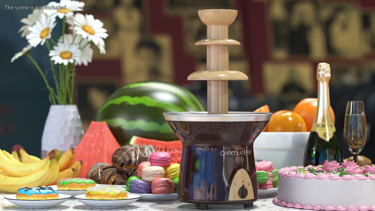 3D Wilton Chocolate Pro 3 Tier Chocolate Fountain