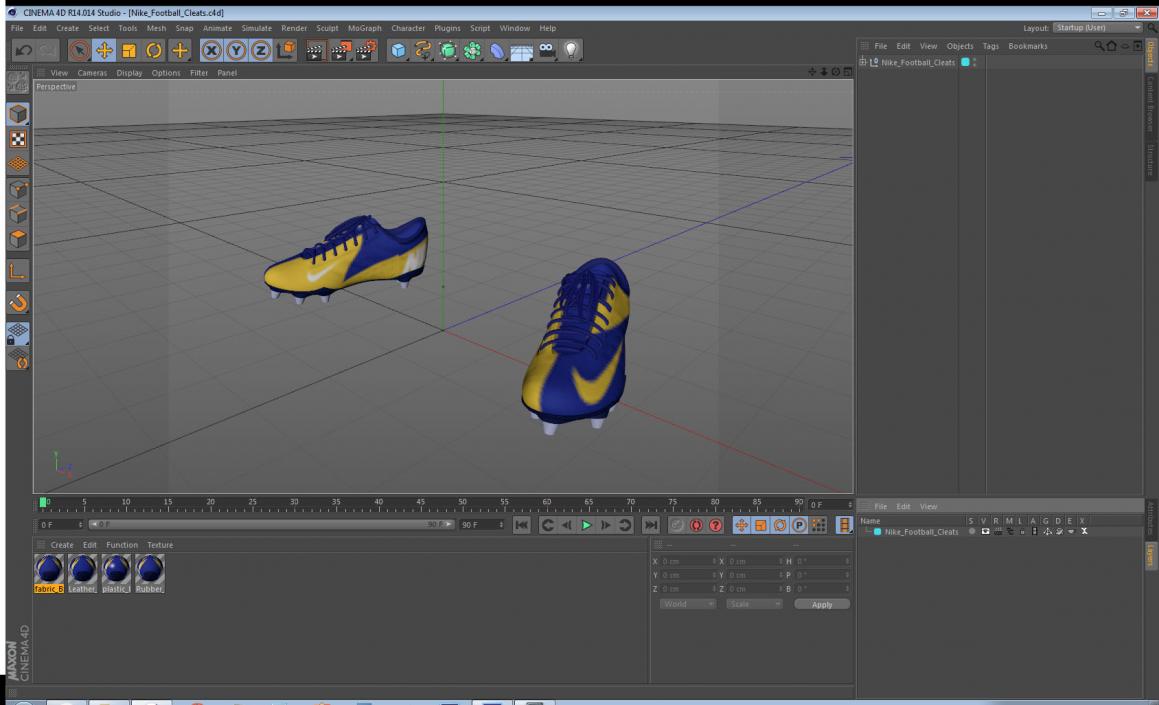 3D model Nike Football Cleats