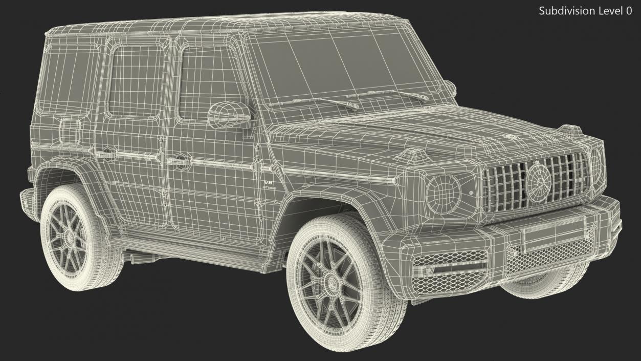 3D model Mercedes-Benz G63 AMG SUV