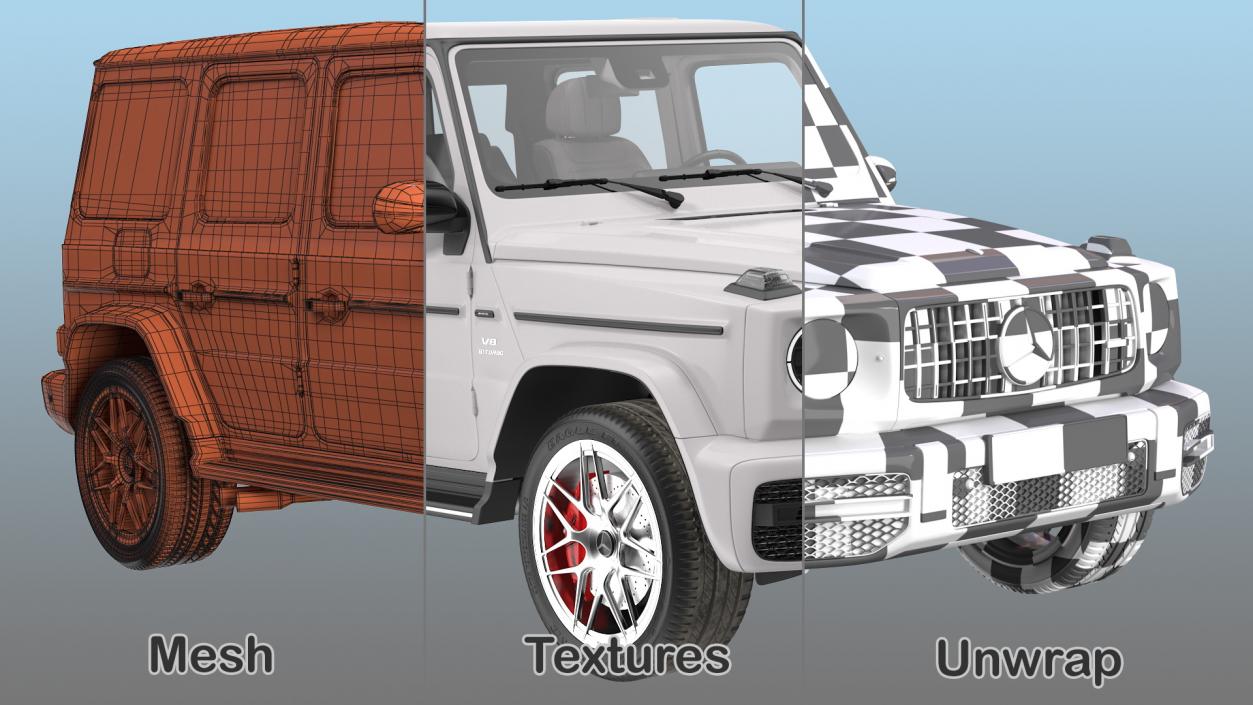 3D model Mercedes-Benz G63 AMG SUV