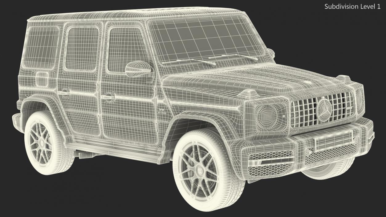 3D model Mercedes-Benz G63 AMG SUV