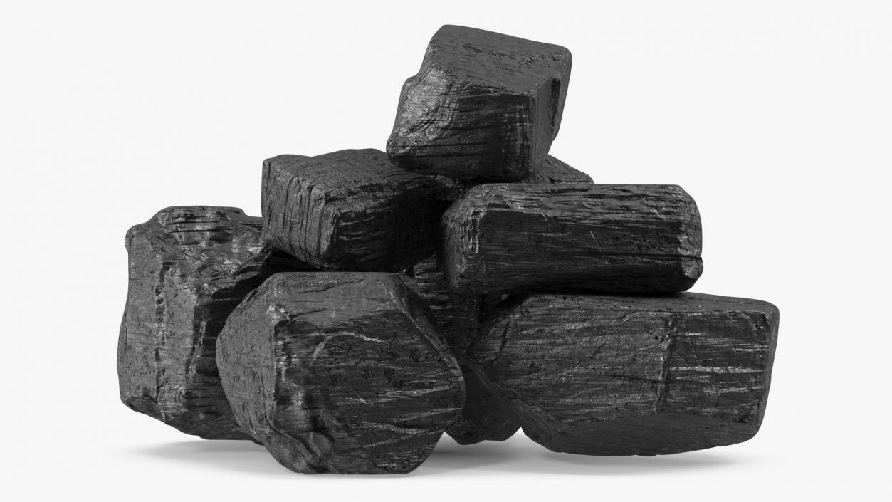 3D model Anthracite Coal Pile