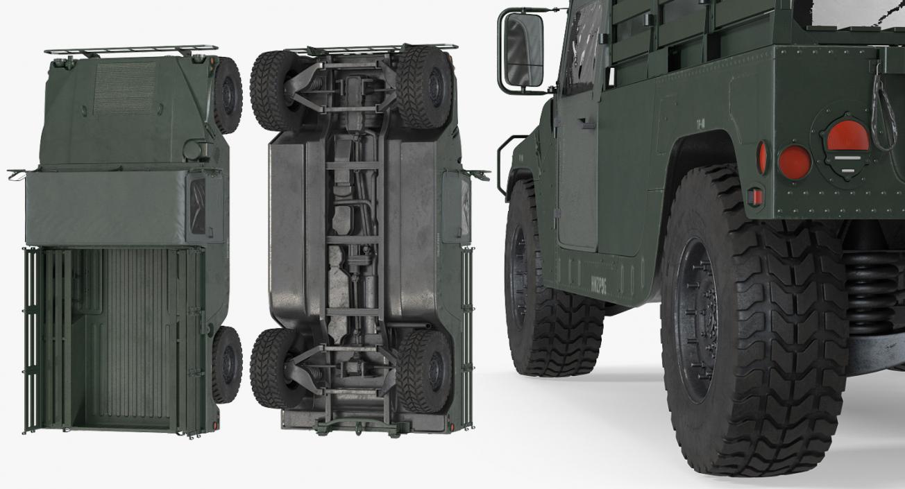 Military Cargo Vehicles Collection 3D model