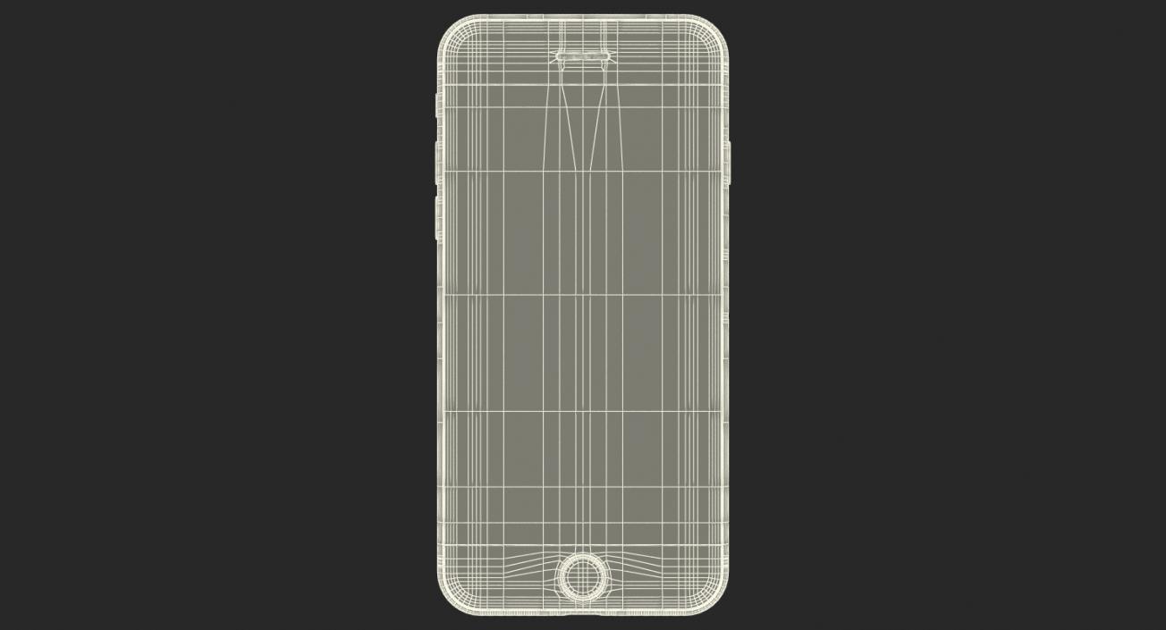 3D model IPhone 7 Silver