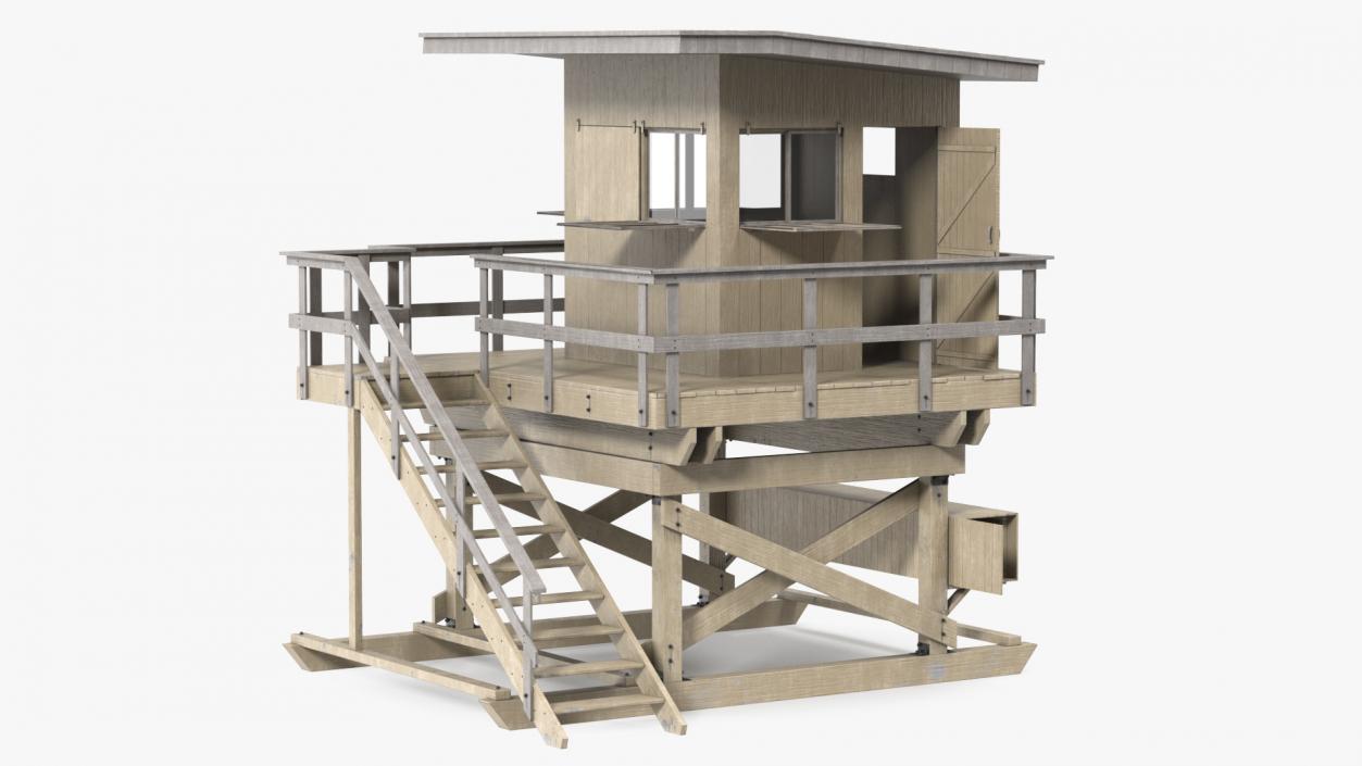 3D model Lifeguard House