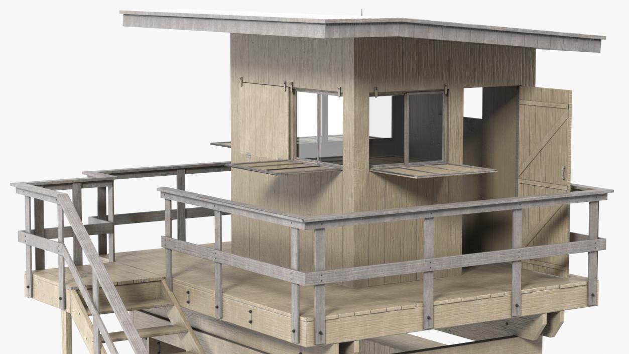 3D model Lifeguard House