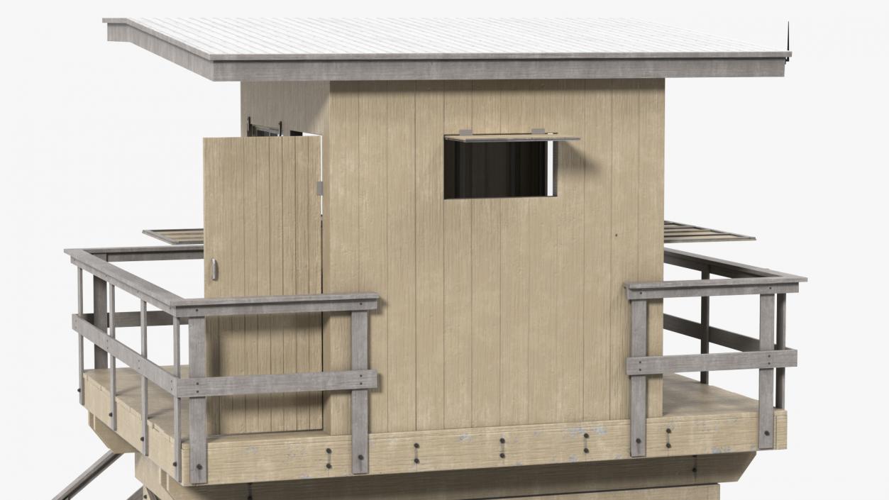 3D model Lifeguard House