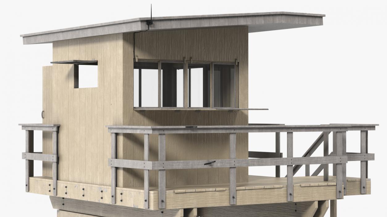 3D model Lifeguard House