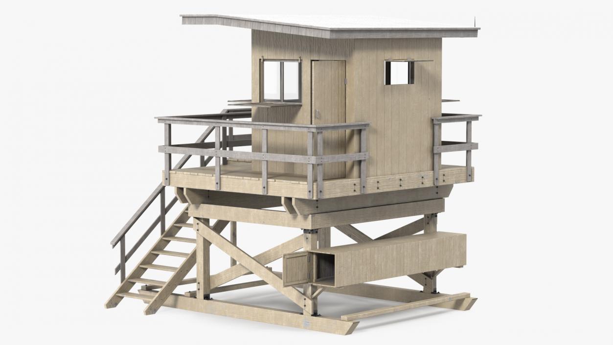 3D model Lifeguard House