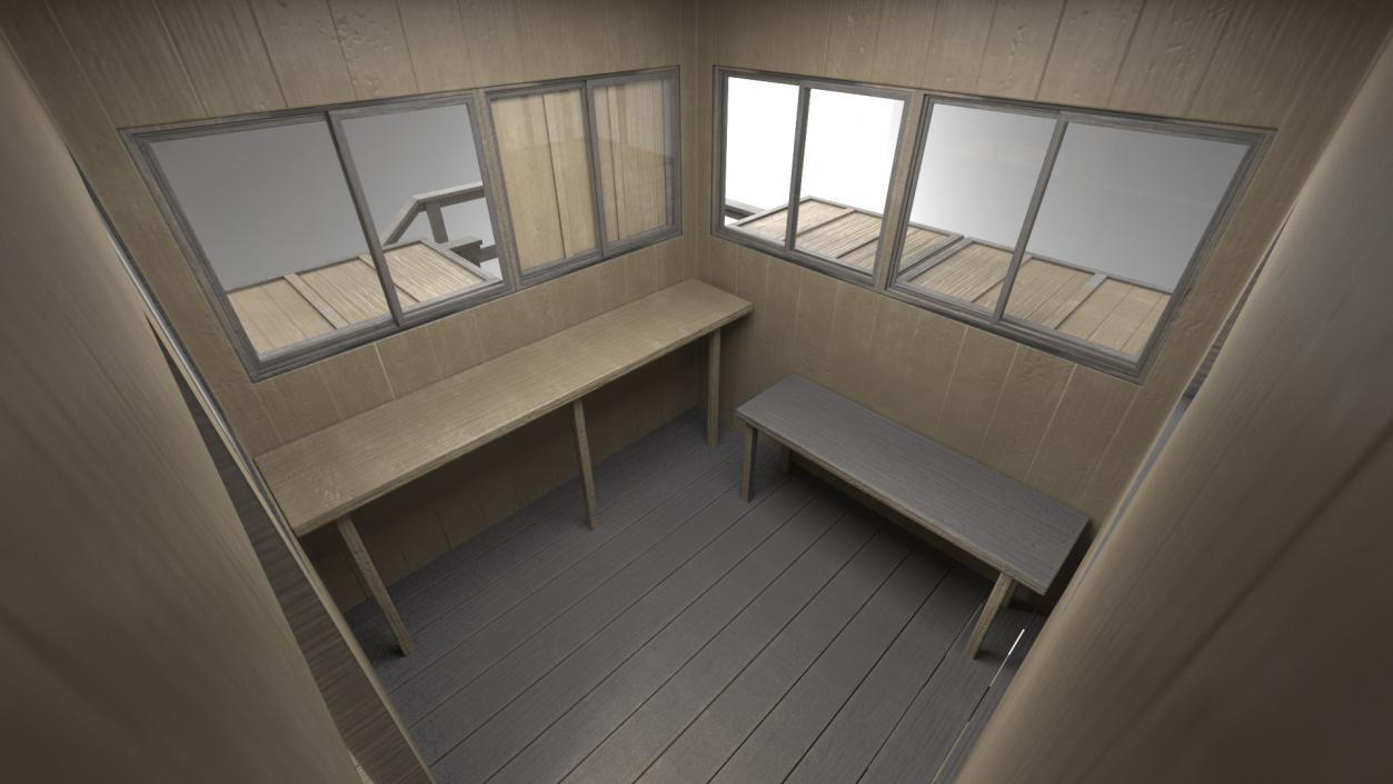 3D model Lifeguard House