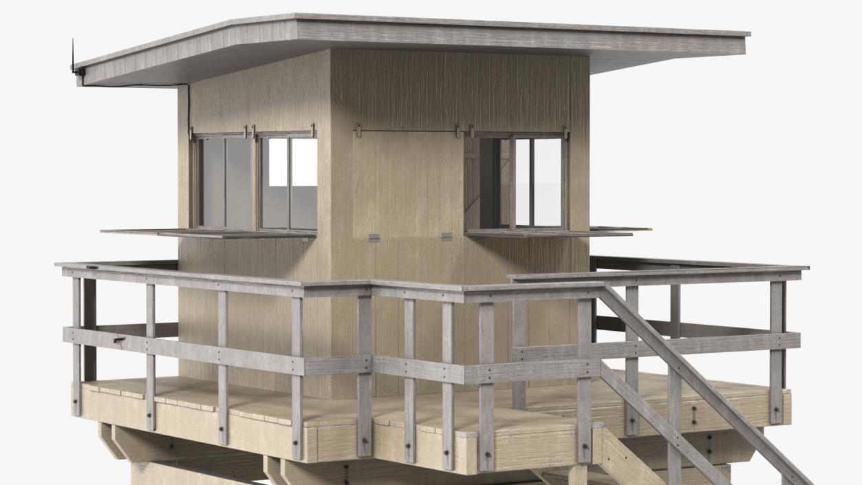 3D model Lifeguard House