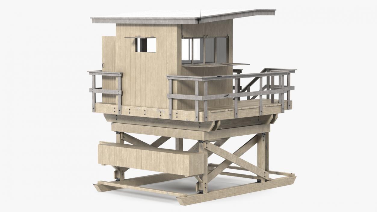 3D model Lifeguard House