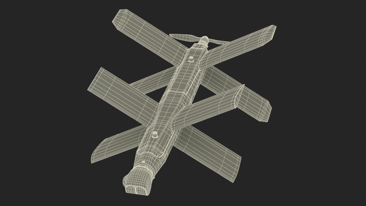 3D ZALA LANCET Kamikaze Attack Drone model