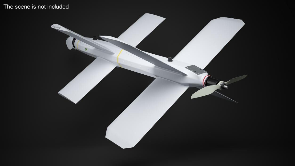 3D ZALA LANCET Kamikaze Attack Drone model