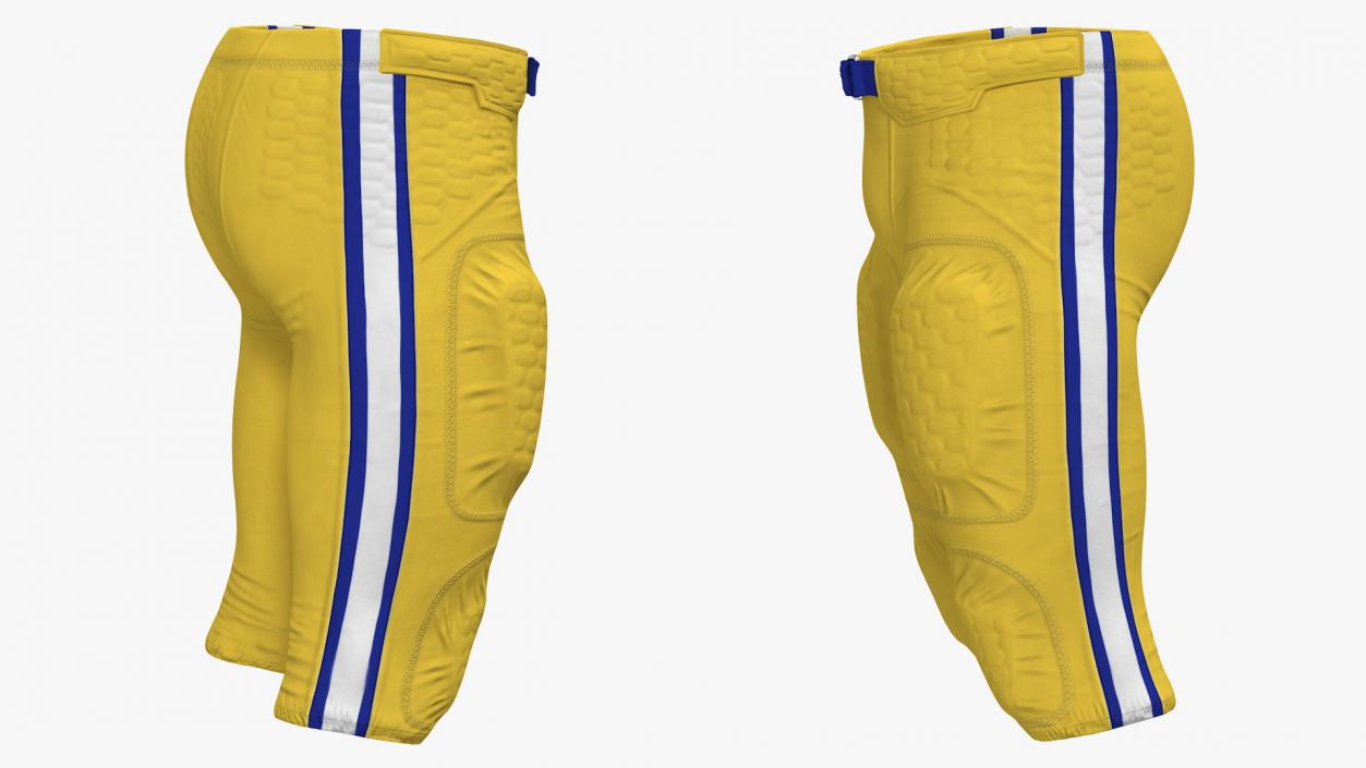 3D American Football Player Pants Uniform model