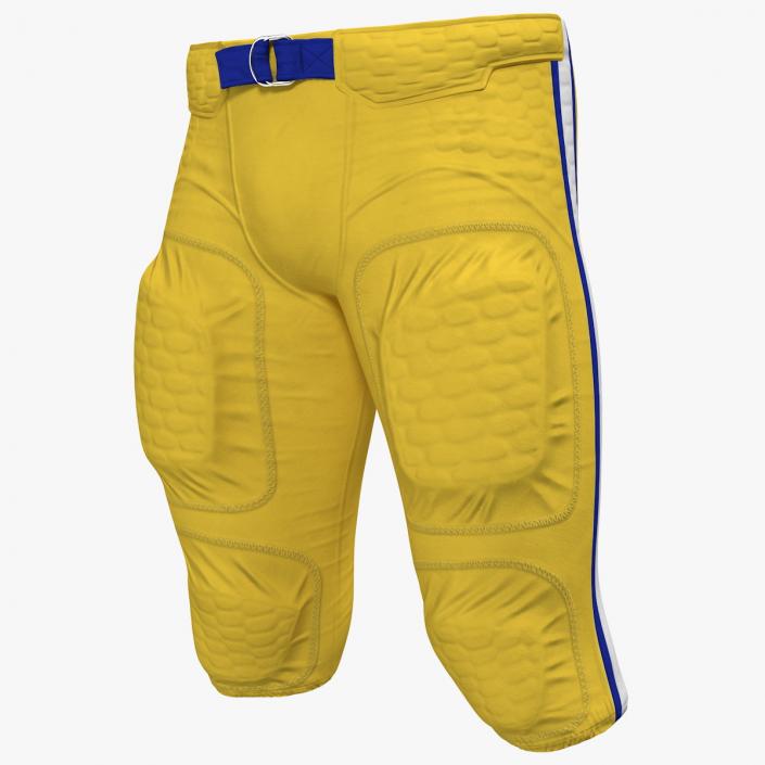 3D American Football Player Pants Uniform model