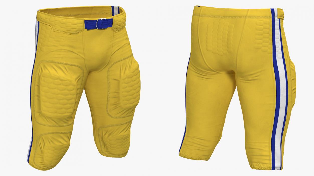 3D American Football Player Pants Uniform model