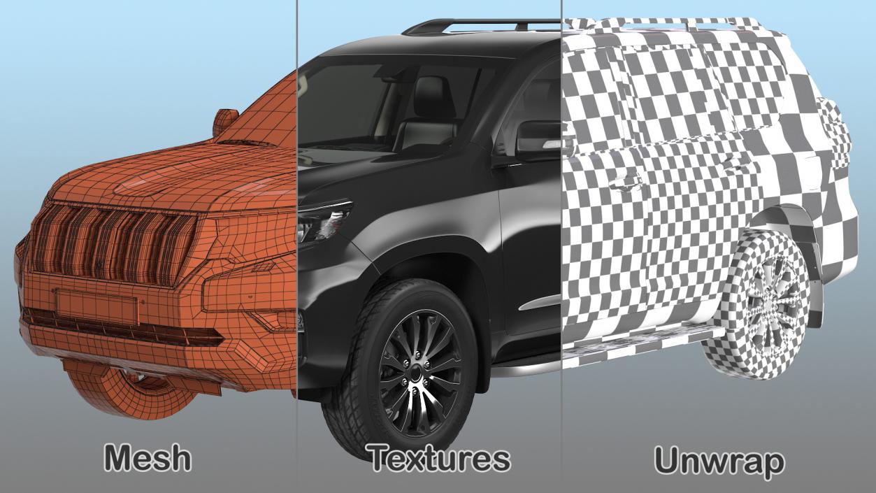 3D SUV Car Cover model