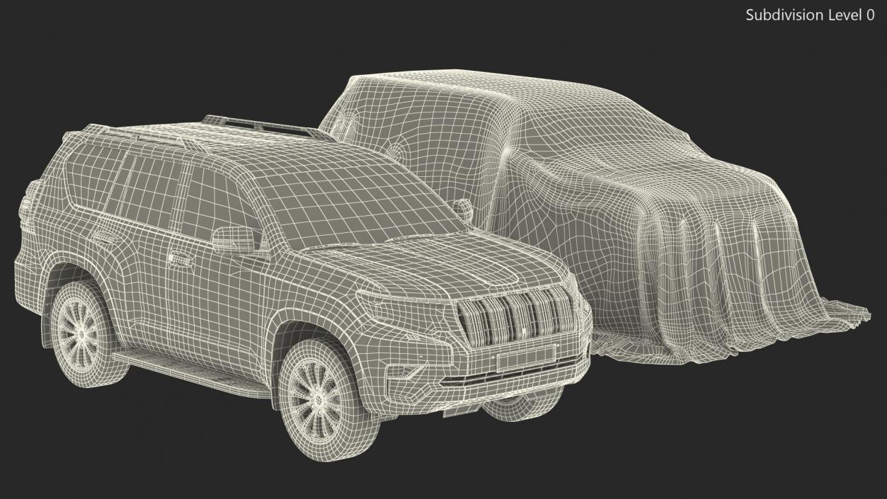 3D SUV Car Cover model