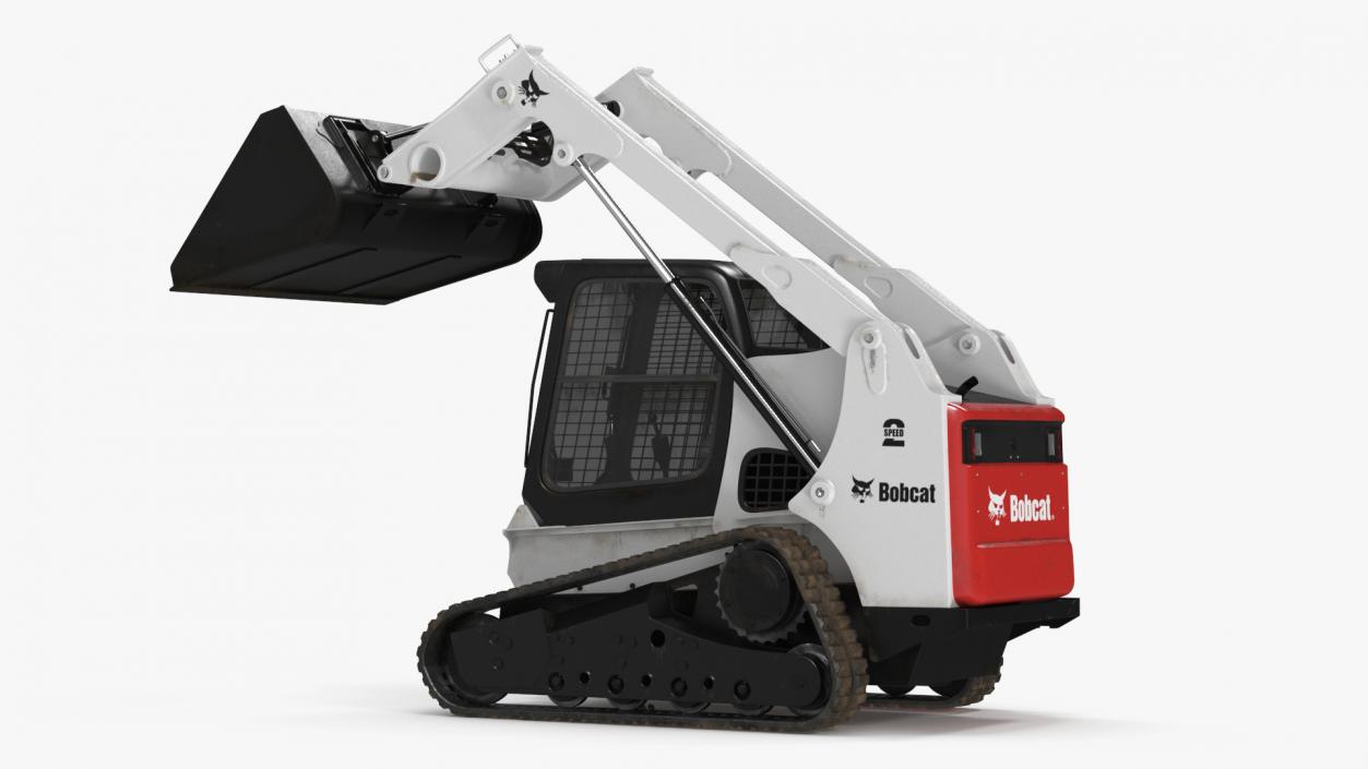 Compact Track Loader Bobcat Rigged 3D model