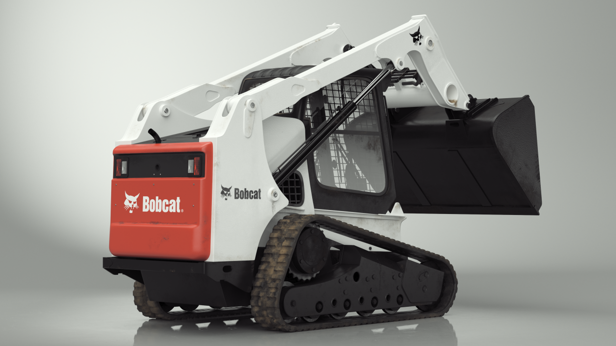 Compact Track Loader Bobcat Rigged 3D model