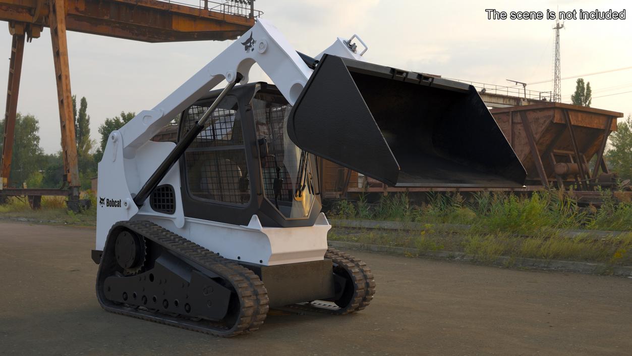 Compact Track Loader Bobcat Rigged 3D model