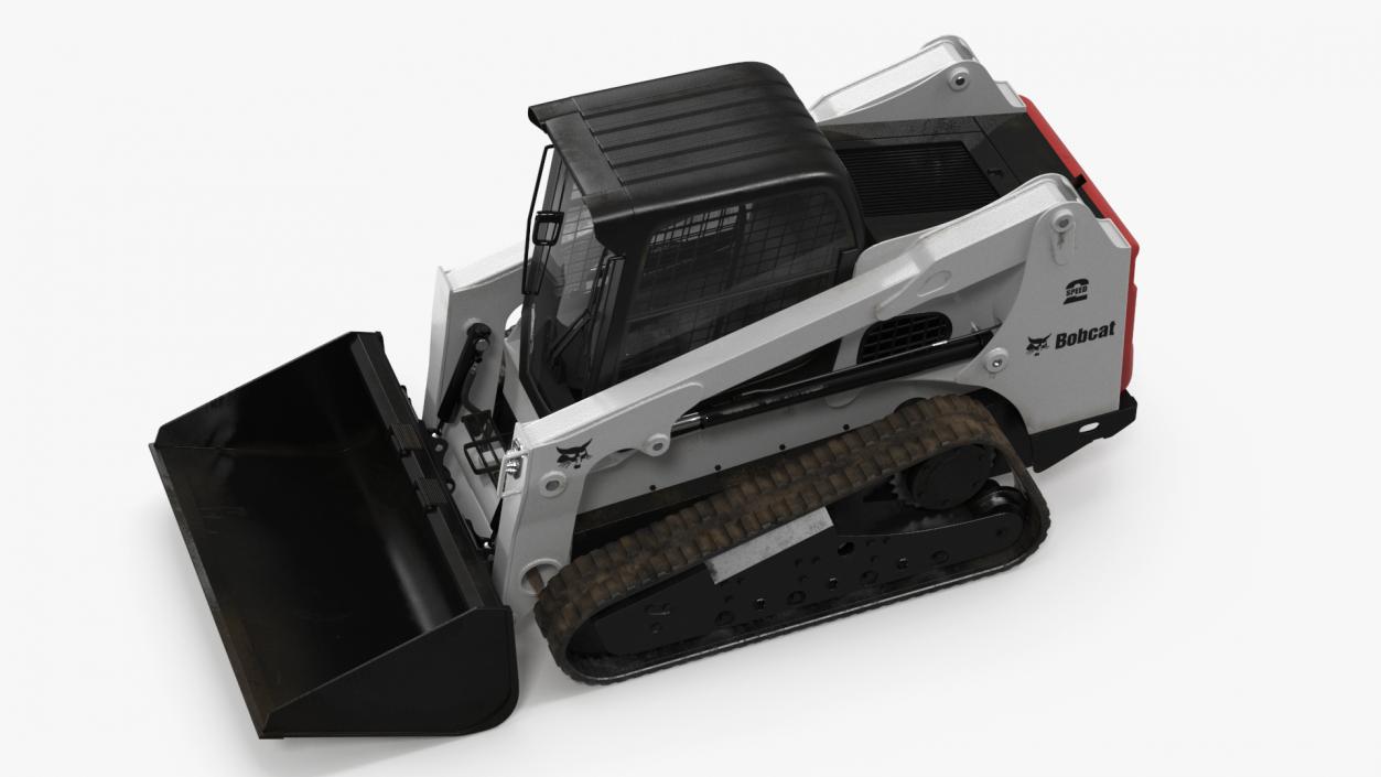 Compact Track Loader Bobcat Rigged 3D model