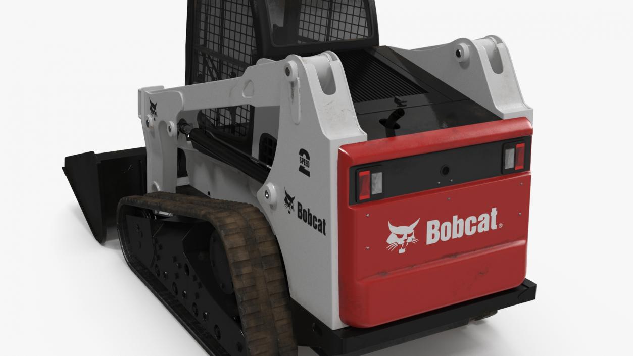 Compact Track Loader Bobcat Rigged 3D model